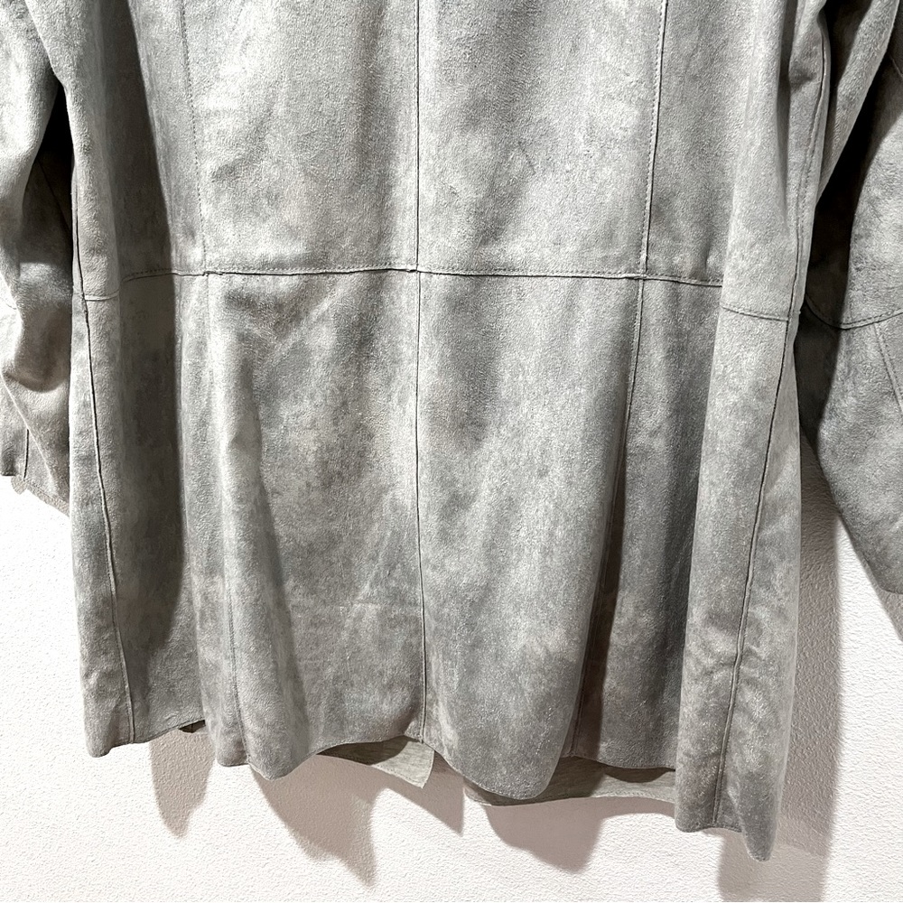 MAINPOL Faux Suede Mid Length Jacket - Picture 9 of 11